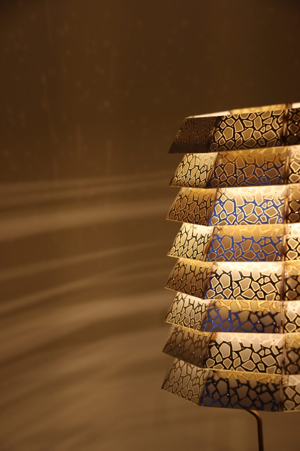 Circuit Sculpture Touch Lamp with PCB shade Fiddlings